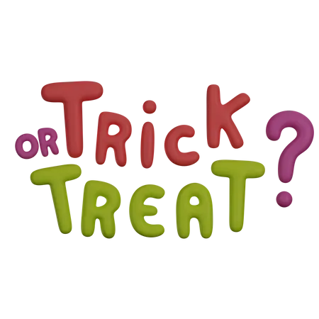 Trick or trate  3D Icon