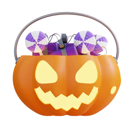 3 D Illustration Trick Or Treat 3D Icon
