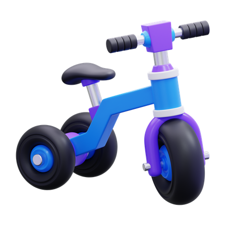 Tricycle  3D Icon