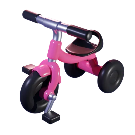 Tricycle Bike 3 D Icon 3D Icon