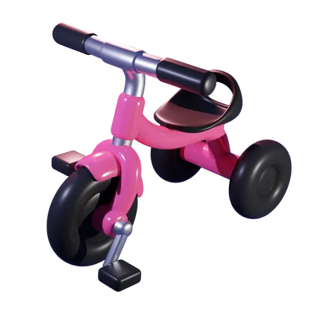 Tricycle Bike  3D Icon