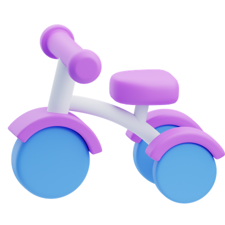 Tricycle Bike  3D Icon