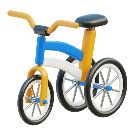 Tricycle Bike  3D Icon