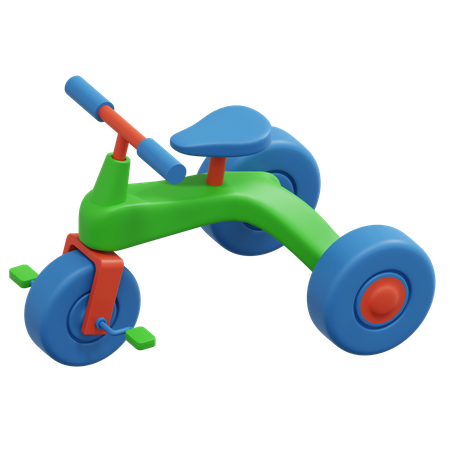 Tricycle Bike  3D Icon