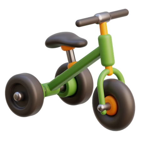 Tricycle Bike  3D Icon