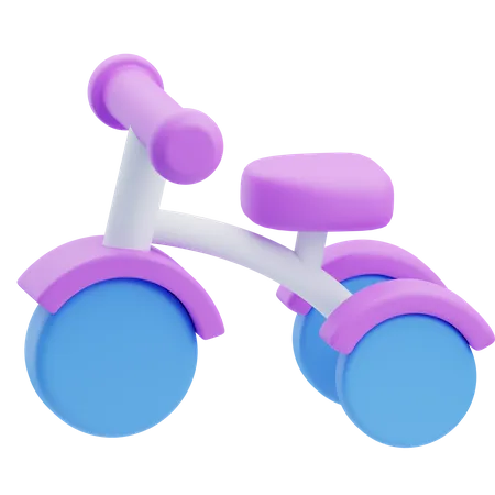 Tricycle Bike  3D Icon