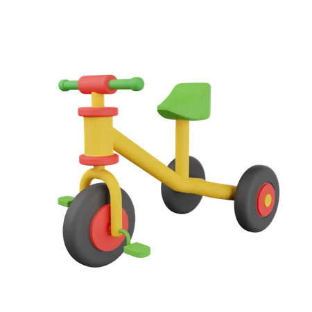 Tricycles pour enfants  3D Illustration