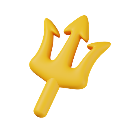 Trident  3D Icon