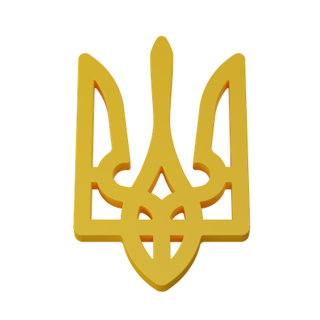Tridente  3D Icon