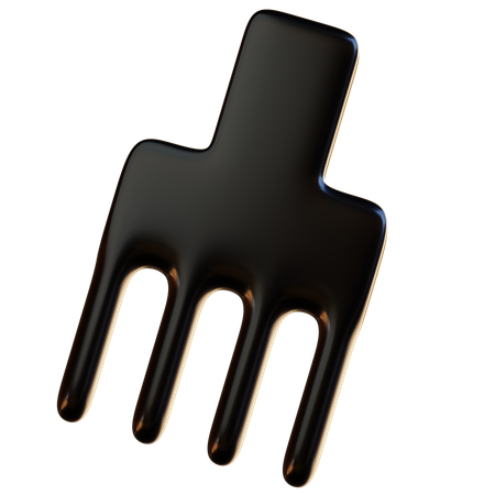 Trimmer Comb 3D Illustration