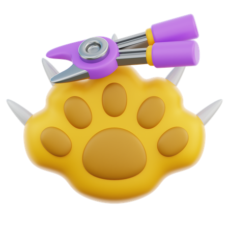 Trimming  3D Icon