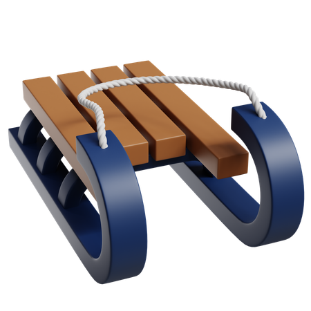 Trineo  3D Icon