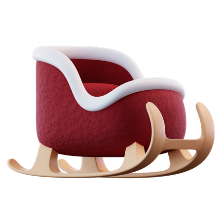 Trineo  3D Icon