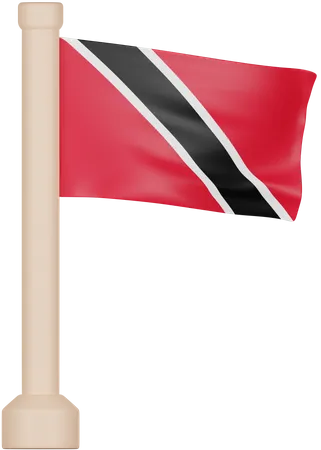 Trinidad and Tobago Flag  3D Icon