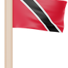 trinidad and tobago flag 3d logo