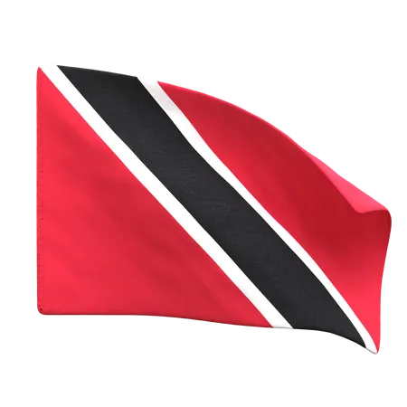 Trinidad And Tobago Flag  3D Icon