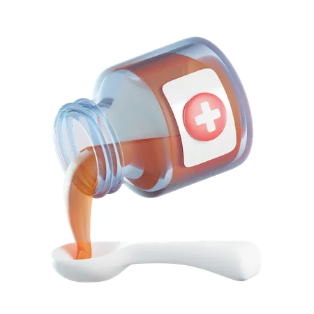 Trink Medizin  3D Icon