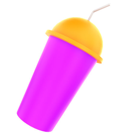 Glas trinken  3D Icon