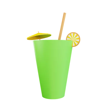 Glas trinken  3D Icon