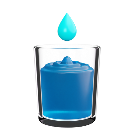 Wasser trinken  3D Icon