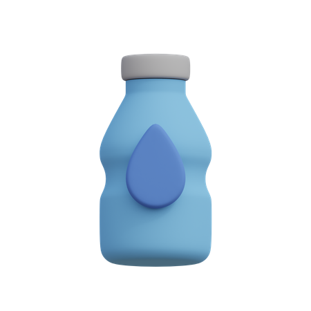 Wasser trinken  3D Illustration