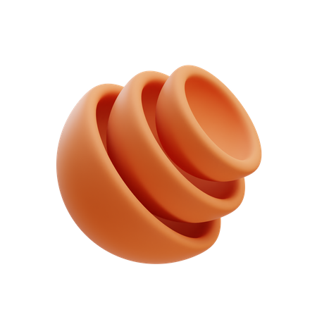 Triple Bowl Stack  3D Icon