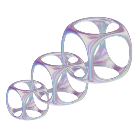 Triple Boxy Object  3D Icon