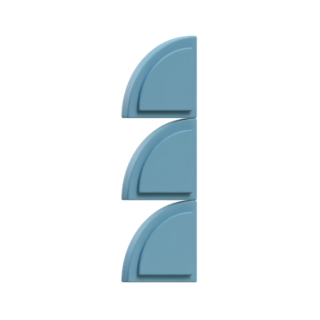 Triple-D Stack  3D Icon