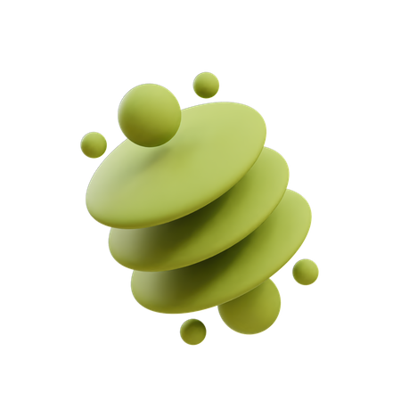 Triple Disc Spheres  3D Icon