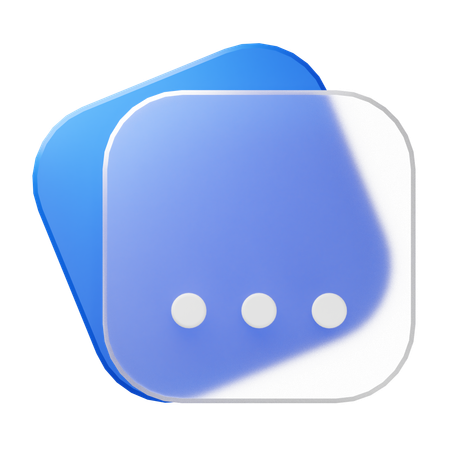 Triple Dots  3D Icon