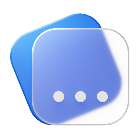 Triple Dots  3D Icon