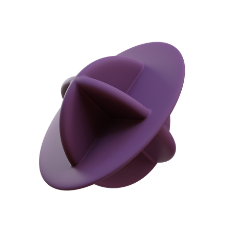 Triple Flat Discs  3D Icon