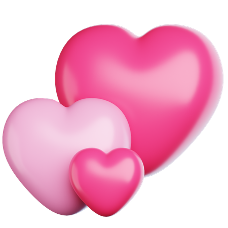 Triple Love  3D Icon