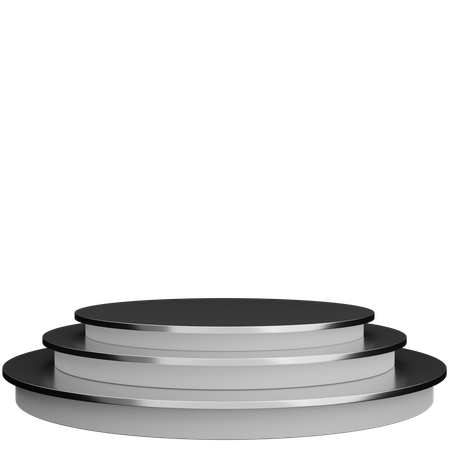 Triple Podium  3D Icon