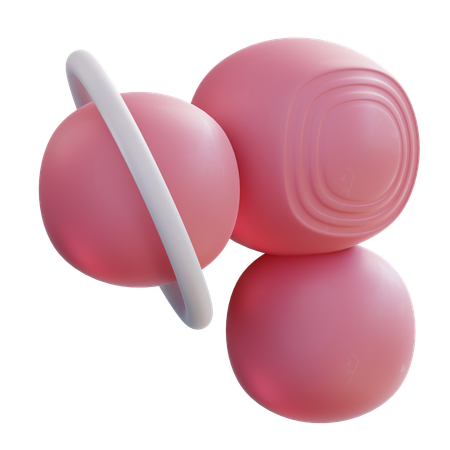 Triple Sphere  3D Icon