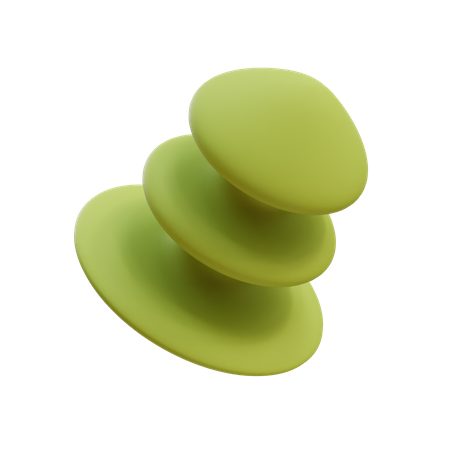 Triple Stack Mushroom  3D Icon
