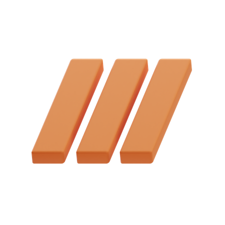 Triple Stripes  3D Icon