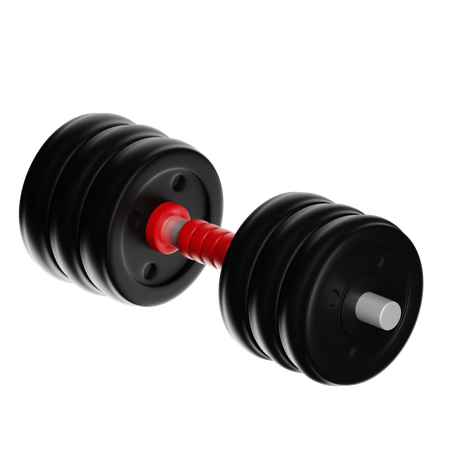 Triple Weight Dumbbell  3D Icon