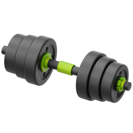 Triple Weight Dumbbell  3D Icon