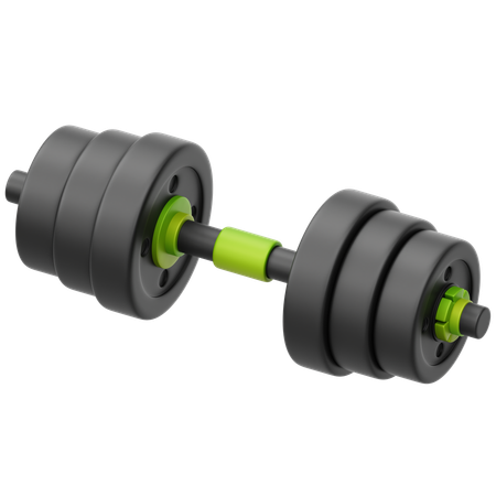 Triple Weight Dumbbell  3D Icon