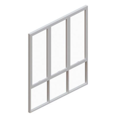 Triple Window  3D Icon