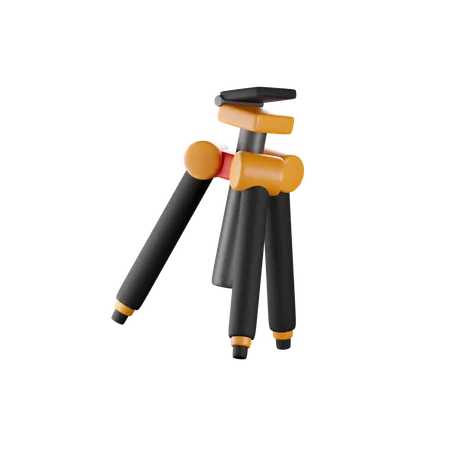 Tripod 3 D Render Isolated Images 3D Icon