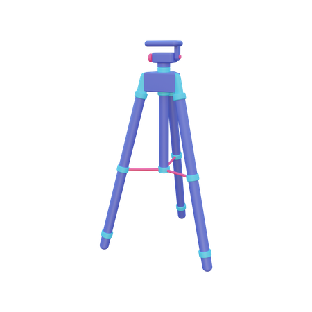 Trípode de cámara  3D Illustration