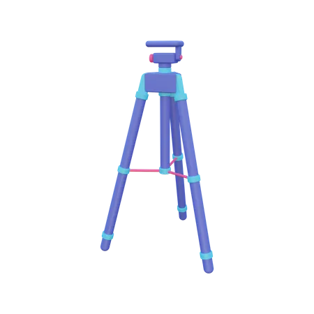 Trípode de cámara  3D Illustration