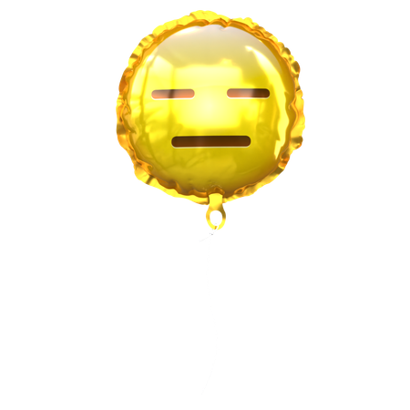 Ballon emoji triste  3D Icon