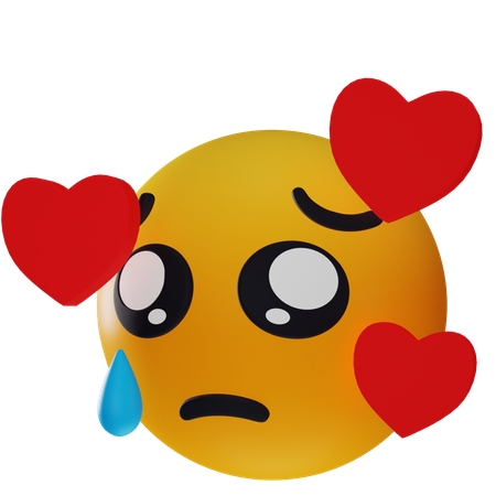 Emoji de inveja triste  3D Icon