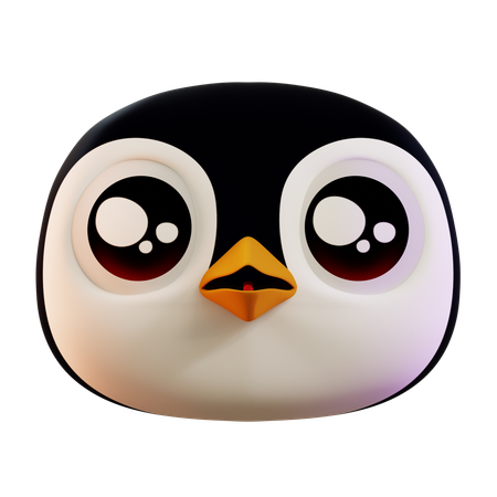 Emoji pingouin triste  3D Icon