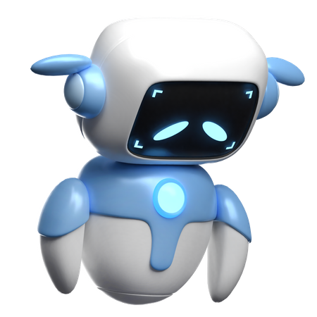 Robot triste  3D Icon