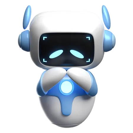 Robot triste  3D Icon