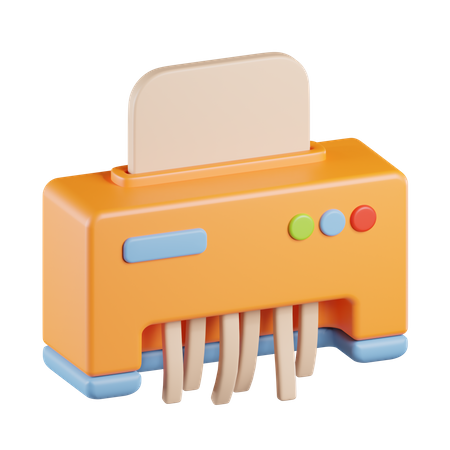 Desfibradora  3D Icon